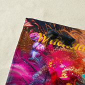 Whimsical Wackadoodle Kleurrijke Vogel Charm Strandlaken (In situ)