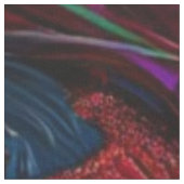 Whimsical Wackadoodle Pink Blue Feathers 1 yard Stof (Close Up)