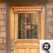 Whimsical Walk-Ins Welkome Bedrijfsvestiging Raamsticker (Huis Deur)