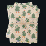 Whimsical Walking Christmas Trees Patroon Inpakpapier Vel<br><div class="desc">Voeg een speelse draai toe aan uw vakantiedecor met dit grillige "Walking Christmas Trees" -patroon. Met charmante kerstbomen met poten, brengt dit eigenzinnige ontwerp humor en plezier in het feestelijke seizoen. Perfect voor het inpakken van papier, kleding en huisdecoratie op Zazzle, dit leuke en unieke patroon zal uw vakantiegeschenken en...</div>