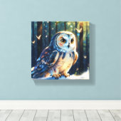Whimsical Wall Art voor wijsheid, charme, geluk Canvas Afdruk (Insitu (Houten vloer))