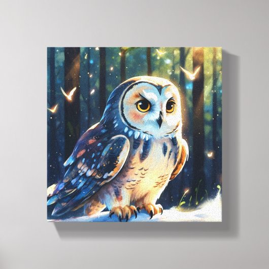 Whimsical Wall Art voor wijsheid, charme, geluk Canvas Afdruk (Voorkant)