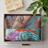 Whimsical Walrus Hippo Decoupage Tissuepapier (Geschenk)