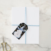 Whimsical Wand Wizard Pet Baby shower Cadeaulabel (Met Touw)