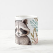 Whimsical Wasbeer met bloemenaccenten Koffiemok (Center)