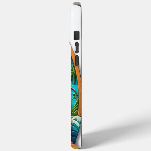 Whimsical wasberen neergestreken op rustieke tafel Case-Mate iPhone case (Achterkant / Links)