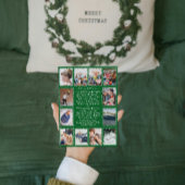 Whimsical Wat een jaar Fotocollage Kerstmis Kaart