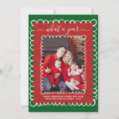 Whimsical Wat een jaar Fotocollage Kerstmis Kaart (Voorkant)