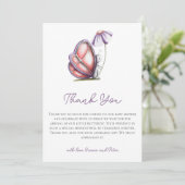 Whimsical Watercolor Butterfly Baby Shower Bedankkaart (Staand voorkant)