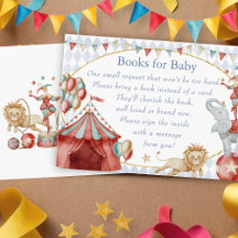 Whimsical Watercolor Circus Carnival Book Request