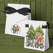 Whimsical Watercolor Forest Birthday Bedankdoosjes