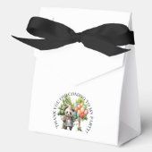 Whimsical Watercolor Forest Birthday Bedankdoosjes (Voorkant)