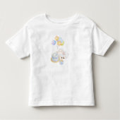 Whimsical Watercolor Lamb Birthday toddler t-shirt (Voorkant)