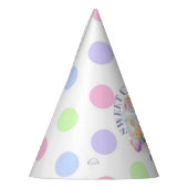 Whimsical Watercolor Pastel Candyland Birthday Feesthoedjes (Links)