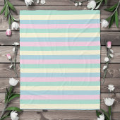 Whimsical Watercolor Pastel Colors Fleece Deken