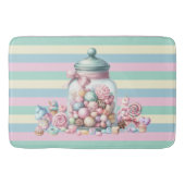Whimsical Watercolor Sweet Candy Badmat (Voorkant)