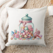 Whimsical Watercolor Sweet Candy Kussen (Deken)