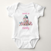 Whimsical Watercolor Sweet Candy Romper (Voorkant)