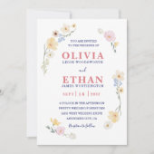 Whimsical Watercolor Wildflower Floral Spring Kaart (Voorkant)