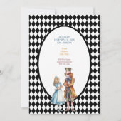 Whimsical Watercolor Wonderland Birthday Party Kaart (Achterkant)