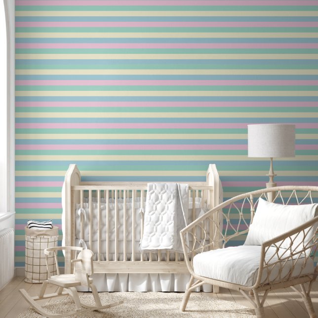 Whimsical Watercolor Zoete Snoep Behang (Kinderen)