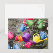 Whimsical Watering Cans  Briefkaart (Voorkant / Achterkant)