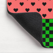 Whimsical Watermelon Colors patterated Muismat (Hoek)