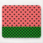 Whimsical Watermelon Colors patterated Muismat (Voorkant)
