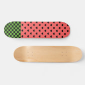 Whimsical Watermelon Colors patterated Persoonlijk Skateboard (Horizontaal)