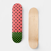 Whimsical Watermelon Colors patterated Persoonlijk Skateboard (Voorkant)