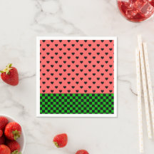 Whimsical Watermelon Colors patterated