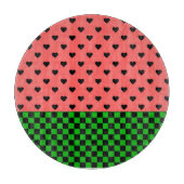 Whimsical Watermelon Colors patterated Snijplank (Voorkant)