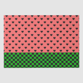 Whimsical Watermelon Colors patterated Tissuepapier