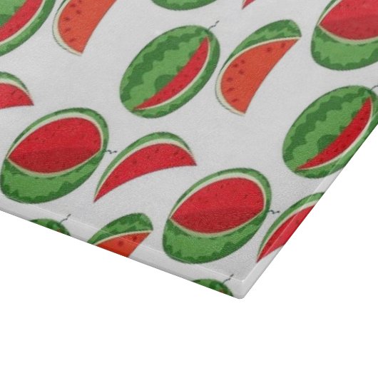 Whimsical Watermelon Pattern Snijplank (Hoek)