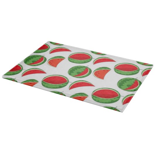 Whimsical Watermelon Pattern Snijplank (Hoek)