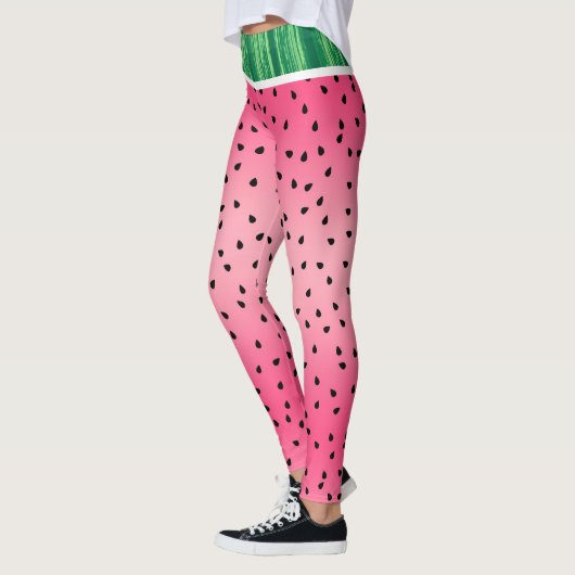 Whimsical Watermelon Summer Fruit Leggings (Links)