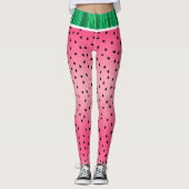 Whimsical Watermelon Summer Fruit Leggings (Voorkant)