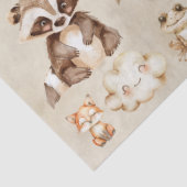 Whimsical Waterverf Animals Decoupage collectie Tissuepapier (Detail)