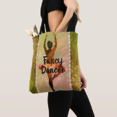 Whimsical Waterverf Ballerina Fancy Dancer Tote Bag (Dichtbij)