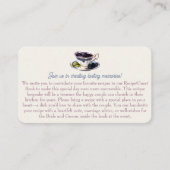 Whimsical Waterverf BlackBerry Recept Aanvraag Informatiekaartje (Voorkant)