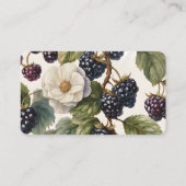 Whimsical Waterverf BlackBerry Recept Aanvraag Informatiekaartje (Achterkant)