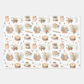 Whimsical Waterverf Bloemen Aardbei Land Inpakpapier Vel (Voorkant)