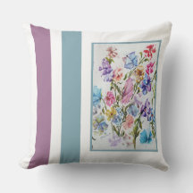 Whimsical Waterverf Bloemen en Vlinders