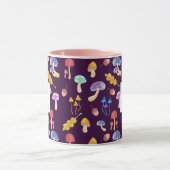 Whimsical Waterverf Bospaddenstoelen gepersonalise Mok (Midden)