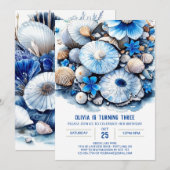 Whimsical Waterverf Boy Birthday Kaart (Voorkant / Achterkant)