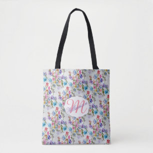 Whimsical Waterverf Butterfly Tote Bag