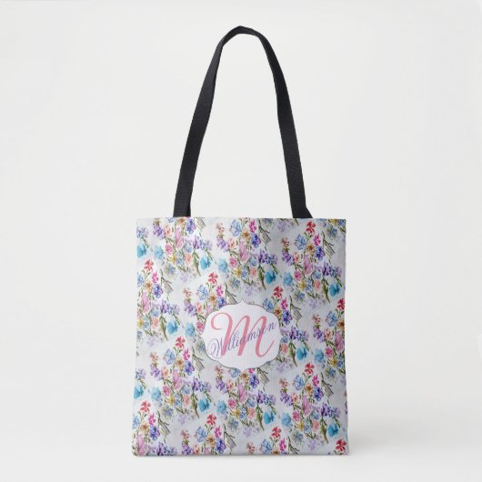 Whimsical Waterverf Butterfly Tote Bag (Voorkant)