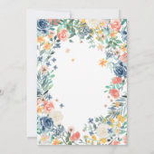 Whimsical Waterverf Cat Pink White Floral Arbor Kaart (Achterkant)