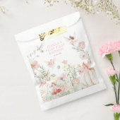 Whimsical Waterverf Fairy 1e Verjaardag Bedankzakje (Gezegeld)