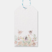 Whimsical Waterverf Fairy 1e Verjaardag Cadeaulabel (Achterkant)